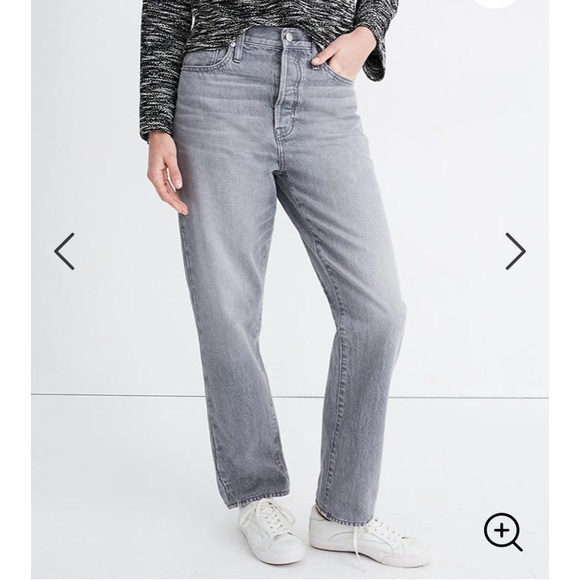 Madewell Dadjean in Pale Grey - Picture 4 of 5